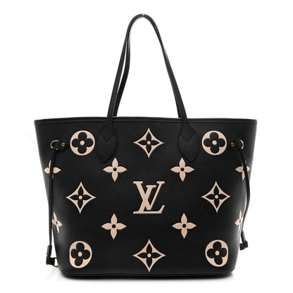 Empreinte Monogram Giant Neverfull MM Black Beige