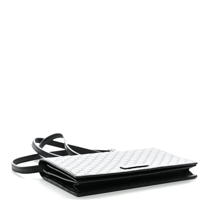 Soft Microguccissima Crossbody Wallet Black