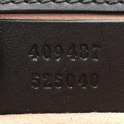 GG Supreme Monogram Bees Small Padlock Shoulder Bag Black