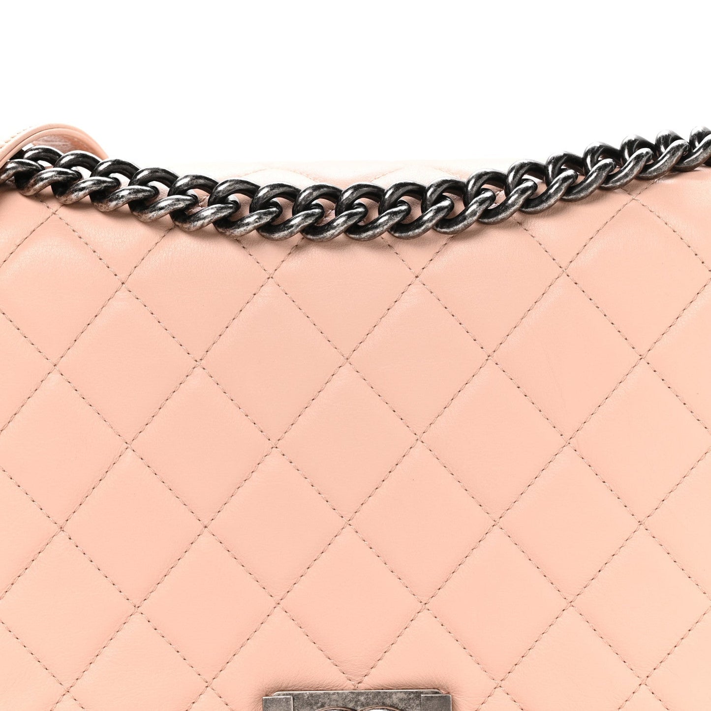 Calfskin New Medium Boy Flap Pink
