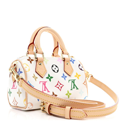 LV X TM Monogram Multicolor Nano Speedy White