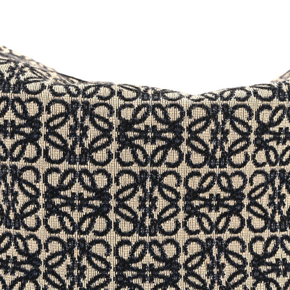 Jacquard Anagram Calfskin Small Cubi Bag Navy Black
