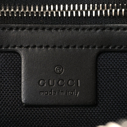Soft GG Supreme Monogram Web Belt Bag Black Grey