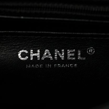 Caviar Quilted Mini Square Flap Black
