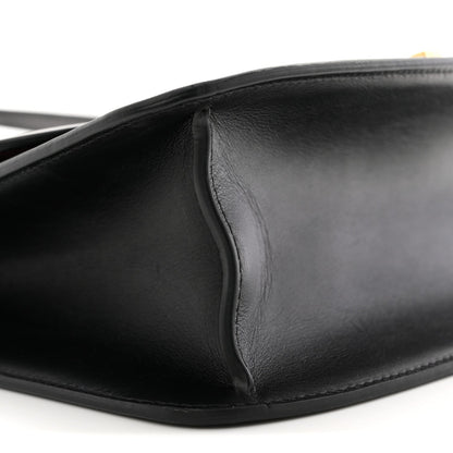 Sleek Calfskin The Sofia 10 Crossbody Black