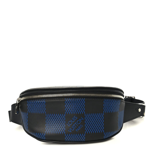 Damier Infini Campus BumBag Navy Black