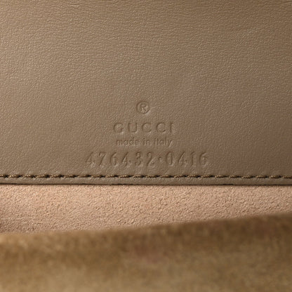 GG Supreme Monogram Super Mini Dionysus Shoulder Bag Taupe