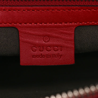 Guccissima Signature Messenger Bag Hibiscus Red