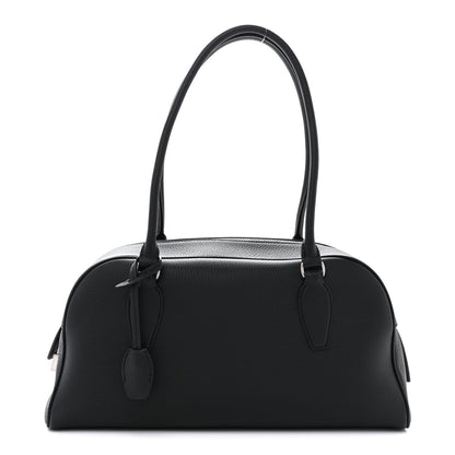 Grained Calfskin EW India Black