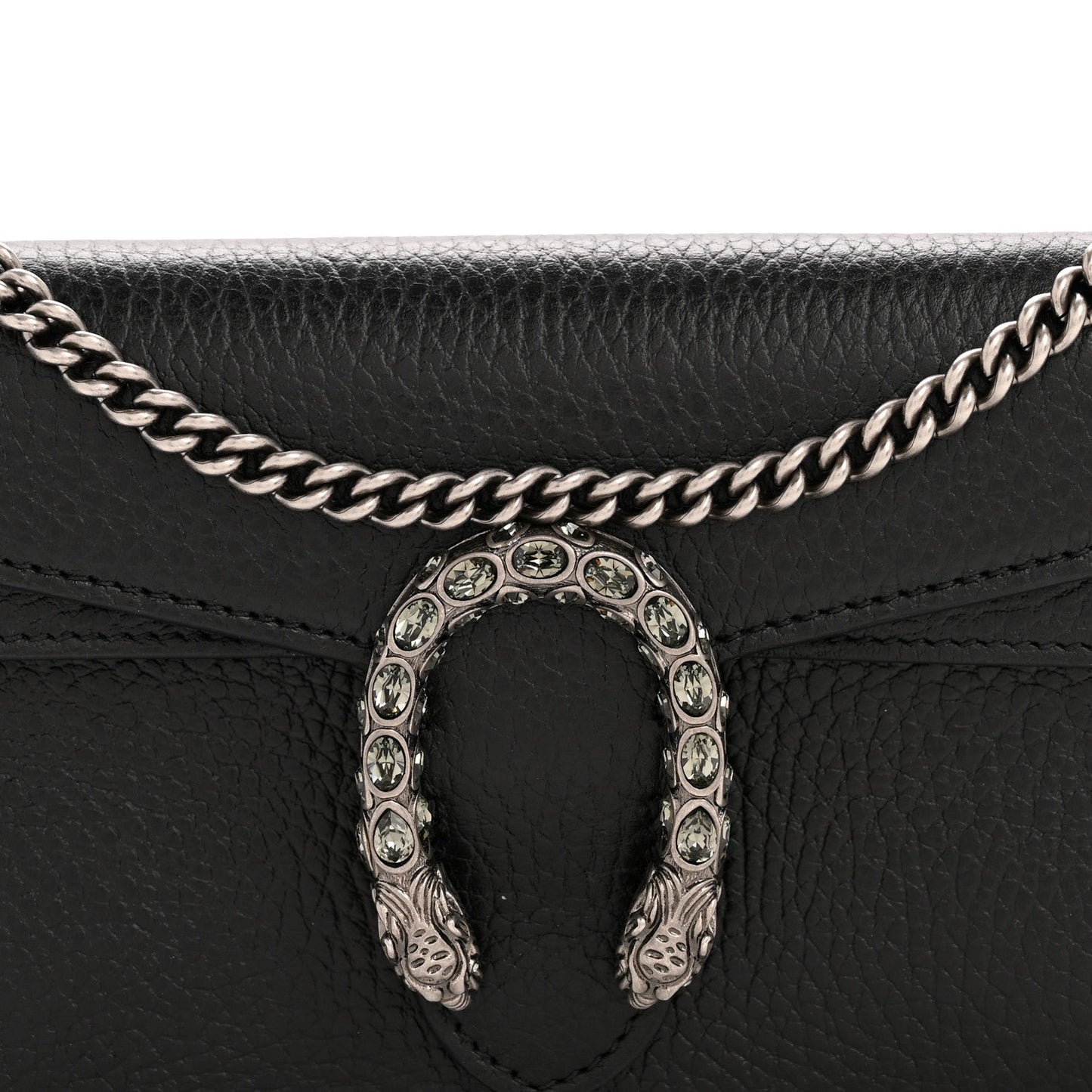 Calfskin Super Mini Dionysus Shoulder Bag Black