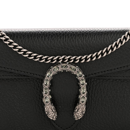 Calfskin Super Mini Dionysus Shoulder Bag Black
