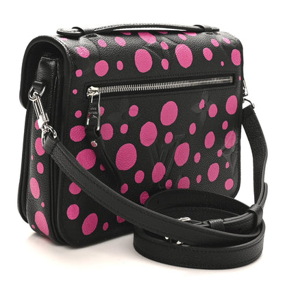 LV x YK Empreinte Monogram Giant Pochette Metis Black Fuchsia