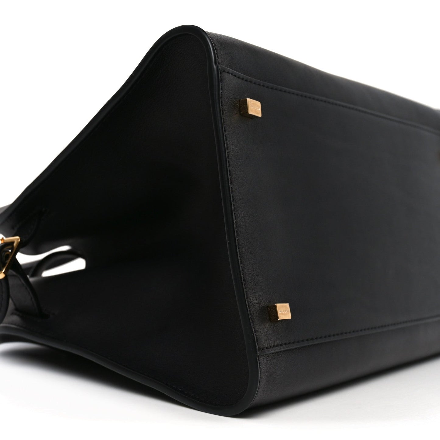 Polished Saddle Calfskin Soft Margaux 12 Black