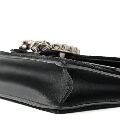 Velvet Super Mini Dionysus Shoulder Bag Black