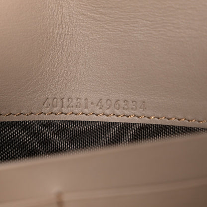 GG Supreme Monogram Mini Dionysus Chain Wallet Beige Taupe