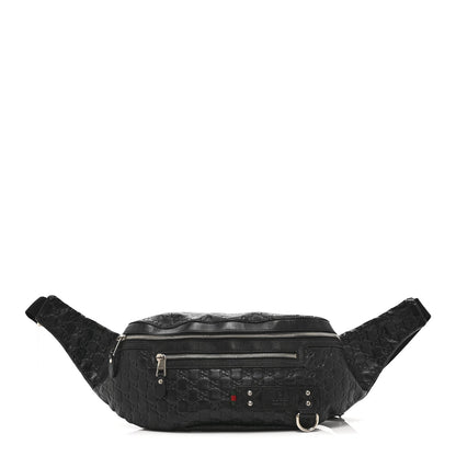 Guccissima Web Belt Bag Black