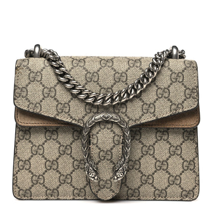 GG Supreme Monogram Mini Dionysus Shoulder Bag Taupe