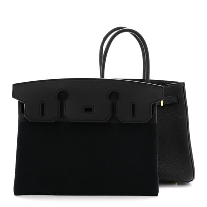 Togo Swift Canvas 3 in 1 Birkin 30 Black