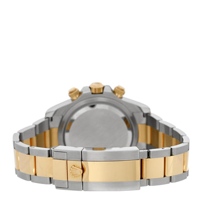 Stainless Steel 18K Yellow Gold 40mm Oyster Perpetual Cosmograph Daytona Watch Champagne 126503
