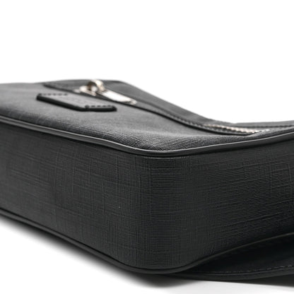 Soft GG Supreme Monogram Web Belt Bag Black Grey