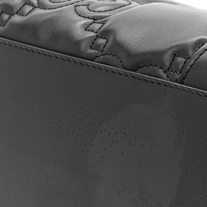 Calfskin GG Matelasse Medium Ophidia Shopping Tote Black