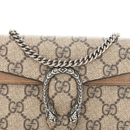 GG Supreme Monogram Super Mini Dionysus Shoulder Bag Taupe