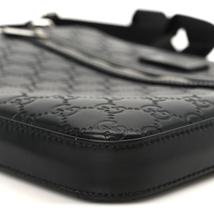 Guccissima Signature Small Messenger Bag Black