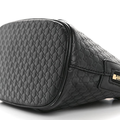 Microguccissima Mini Dome Bag Black