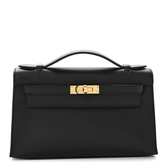 Swift Kelly Pochette Clutch Black