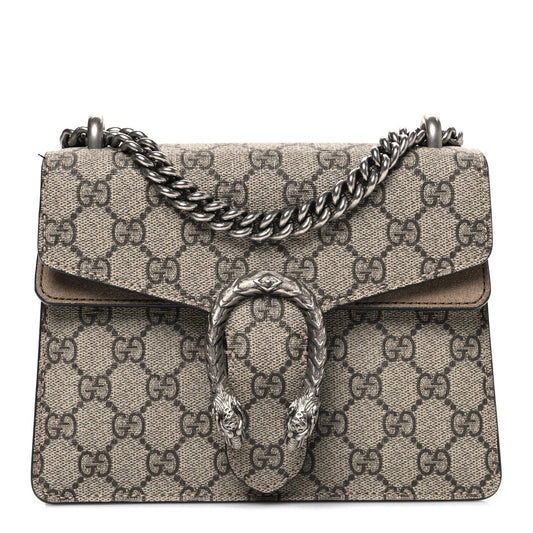 GG Supreme Monogram Mini Dionysus Shoulder Bag Taupe