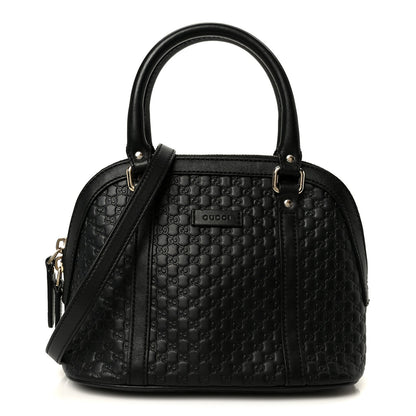 Microguccissima Mini Dome Bag Black