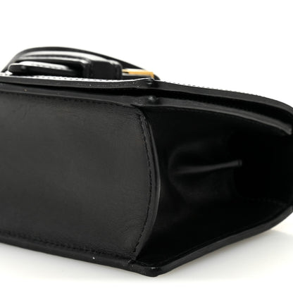 Calfskin Small Barcelona Shoulder Bag Black