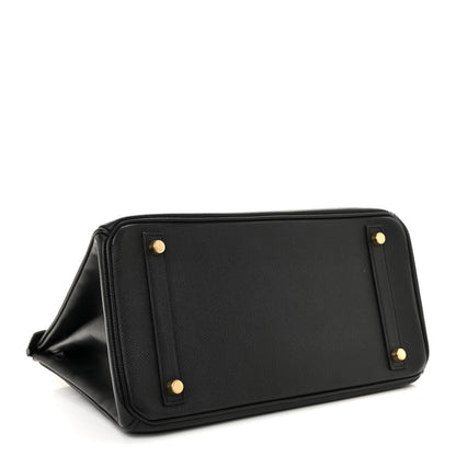 Epsom Birkin 30 Black