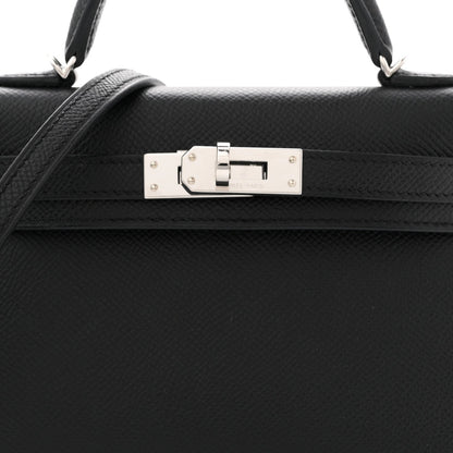 Epsom Mini Kelly Sellier 20 Black