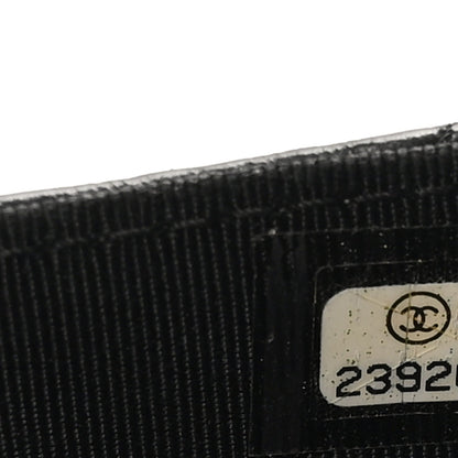 Aged Calfskin Lucky Charms 2.55 Reissue Wallet on Chain WOC Black
