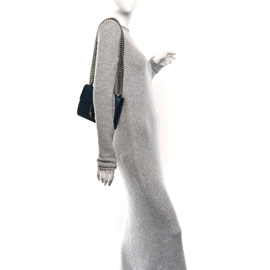 Dollar Calfskin Crystal Mini Dionysus Shoulder Bag Blue Agata Montana Sapphire