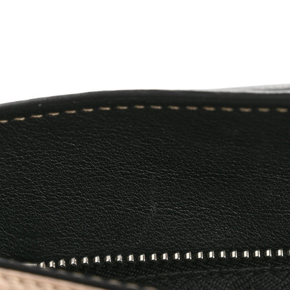 Calfskin Small Puzzle Bag Sand Soft White Black