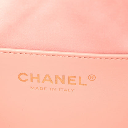 Caviar Quilted Mini Chanel 25 Handbag Light Pink