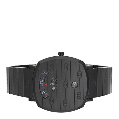 PVD Stainless Steel 38mm Grip Quartz Watch Black