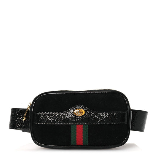 Suede Patent Ophidia Belted iPhone Case 85 34 Black