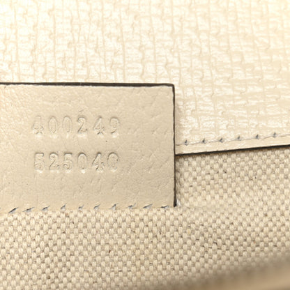 Textured Calfskin Crystal Small Dionysus Shoulder Bag Mystic White