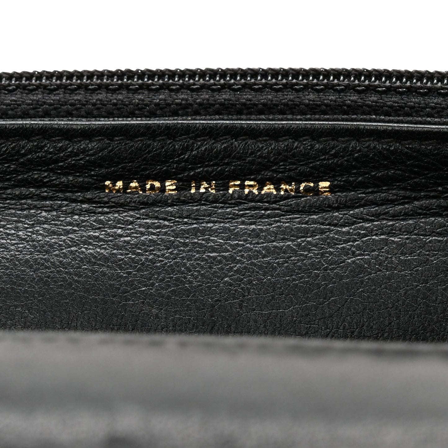 Lambskin Chevron Boy Wallet On Chain WOC Black