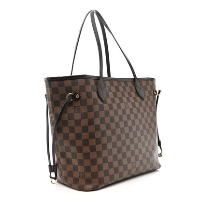 Damier Ebene Neo Neverfull MM Rose Ballerine