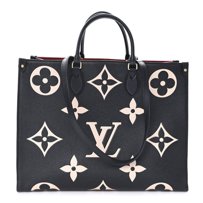Empreinte Monogram Giant Onthego GM Black Beige