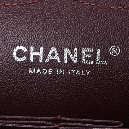Lambskin Quilted Jumbo Double Flap Black