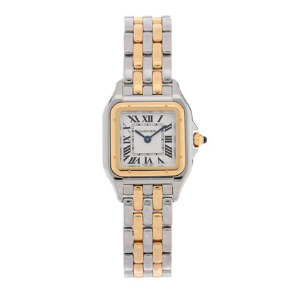 Stainless Steel 18K Yellow Gold 23mm Panthere Quartz Watch