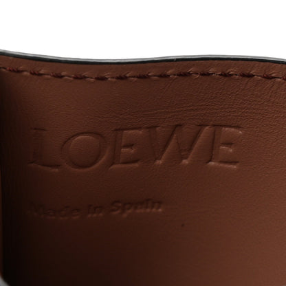 Calfskin Puzzle Colorblock Card Holder Multicolor