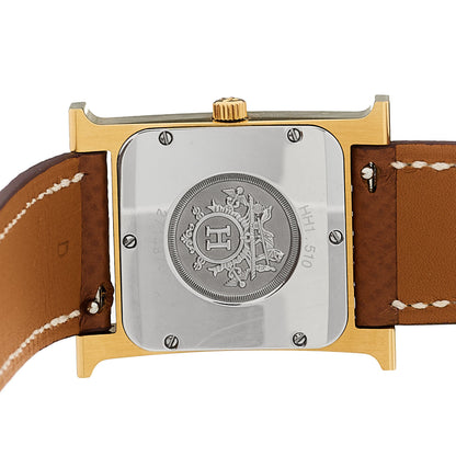 Stainless Steel Epsom 26mm Heure H Hour Quartz Watch Gold
