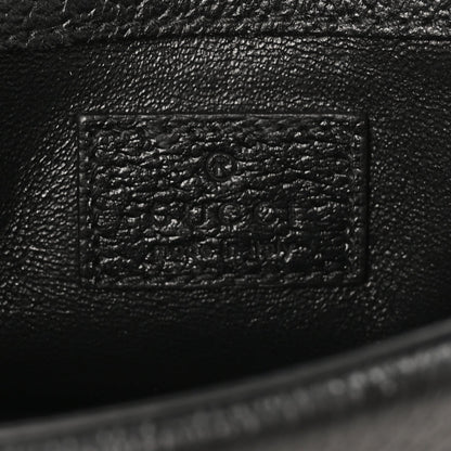 Jacquard Black Denim GG Monogram Super Mini Dionysus Shoulder Bag Black Ivory