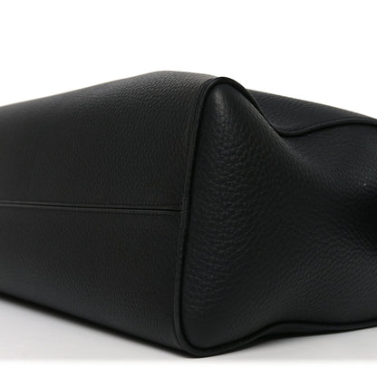 Matte Grained Calfskin India 15.75 Black